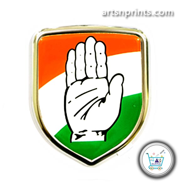 Congress haath ka panja logo stickers